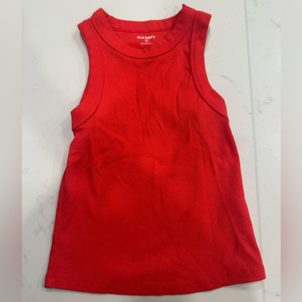 Old Navy Kids Bright Red Tank Top